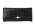 Vivienne Westwood Croc Embossed Wallet, front view